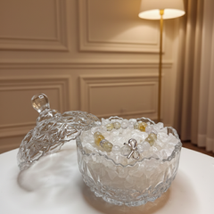 Ultimate Manifestation Crystal Bracelet - Clear Quartz, Rose Quartz, Citrine & Golden Rutilated Quartz (Elastic Fit)